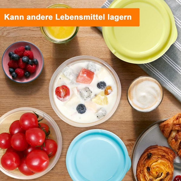 Set med 6 pizzalådor med lock - Pizzalåda - Med lock - (Rosa, blå