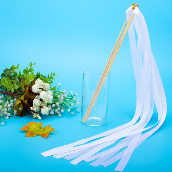 30 st Ribbon Sticks Fairy Sticks Ribbon Streamers Stavar med, ZQKLA