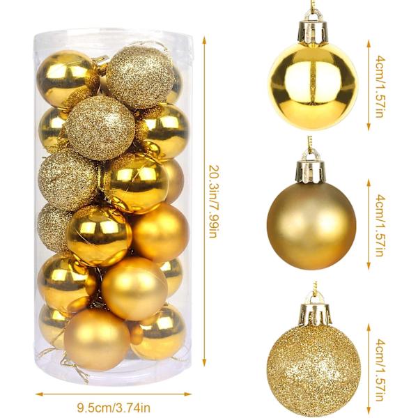 Julgranskulor, Julgranskule-set med 24 Delar 4CM Chri