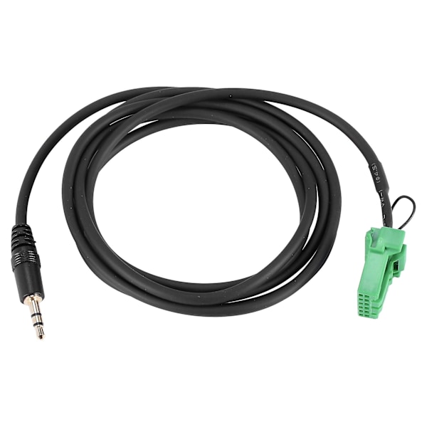 6-polig grön kontakt Stereo 3,5 mm Jack Audio Aux-in MP3-kabel för Honda Jazz Fit 2002-2006