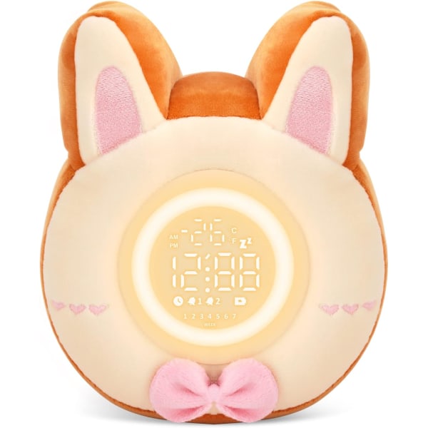 Bunny Night Light för barn, mjuk, härlig fylld Bunny Animal Plus
