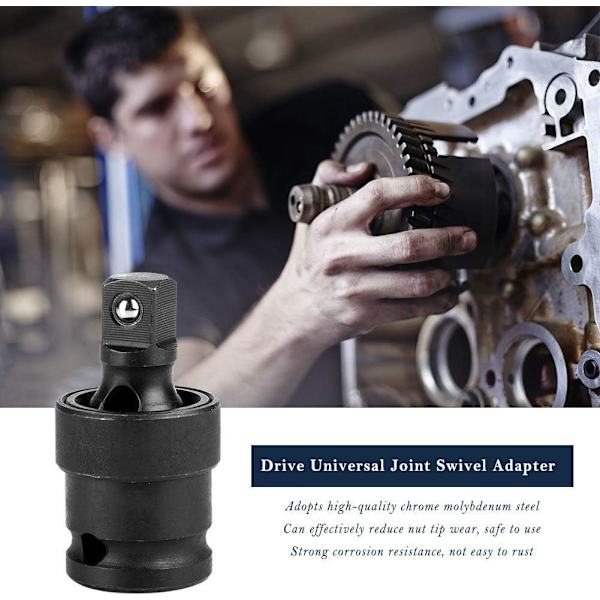 Impact Universalleddsett - 1/2\" Drivledd Svingadapter Luft