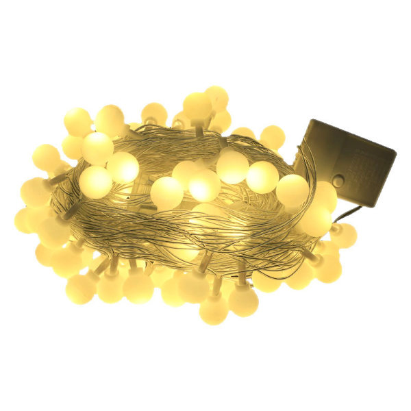 Julelys Fe Lys Sett inn, 100 Led 33ft Vanntett Jord Strenglys 8 Moduser Fjernkontroll Innendørs/Utendørs Julelys, Soverom, Gar