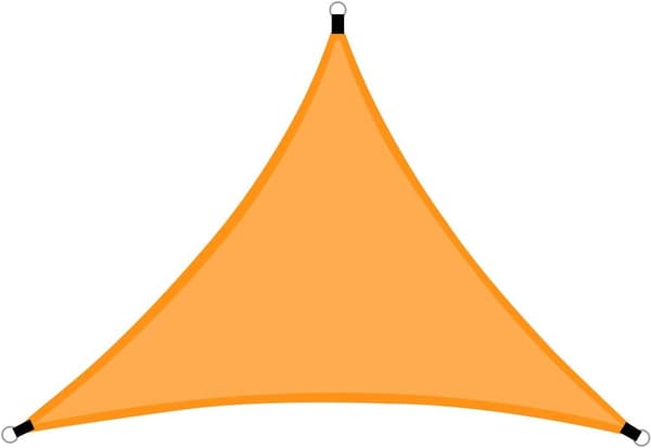 Vattentätt Solsegel Triangulär Solduk 3x3x3 Meter fo,ZQKLA