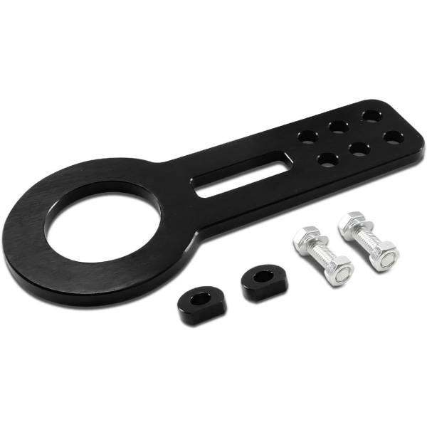 Anodized Brushed Billet Aluminum Front Tow Hook Kit for Univ,ZQKLA