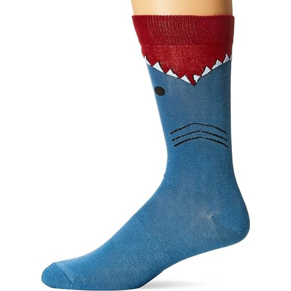 Shark mens Funny Animal Novelty Crew Socks,ZQKLA