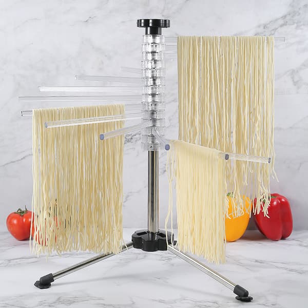 Hopfällbart Pastatorkställ - Hög Kompakt Spaghetti Nudelställ