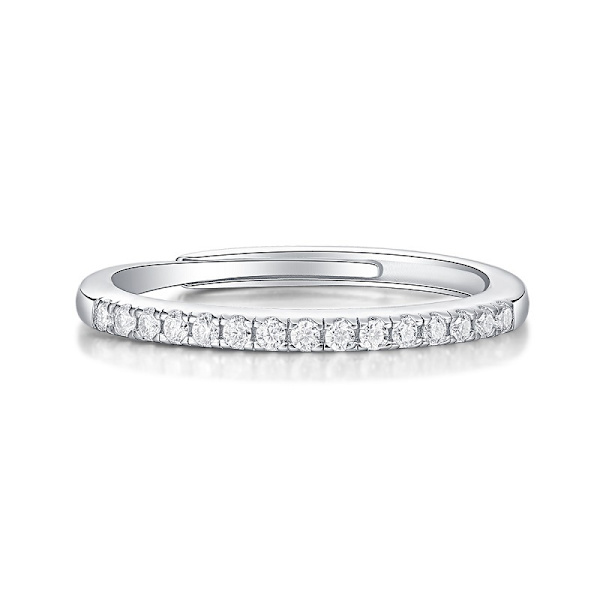 14K Guldpläterad Massiv 925 Sterling Silver Simulerad Diamant, ZQKLA