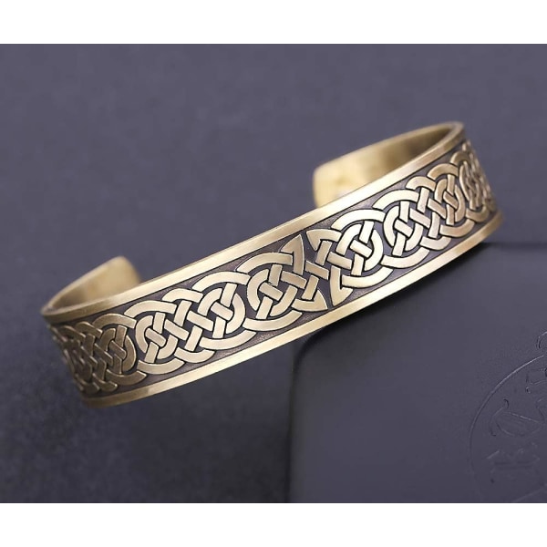 Men's Celtic Irish Viking Knot Magnetic Bracelet,ZQKLA