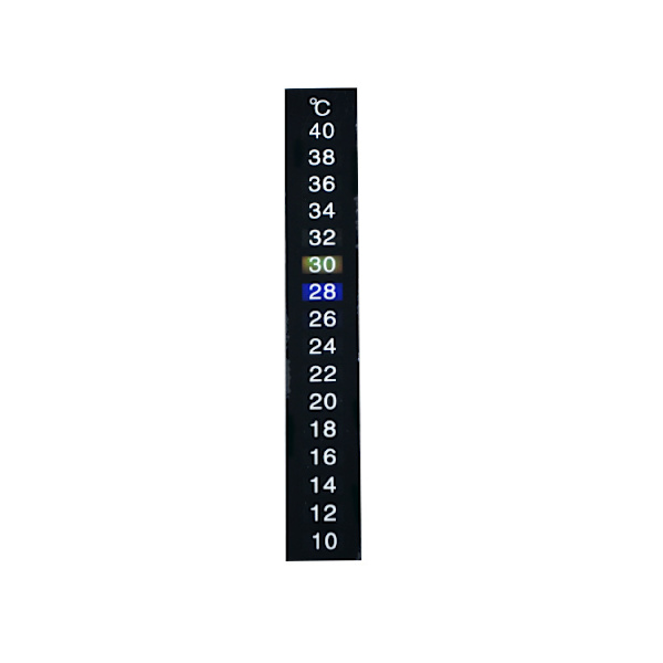 3 stk. Termometerstrimler Akvarium Fisketermometer Temper, ZQKLA