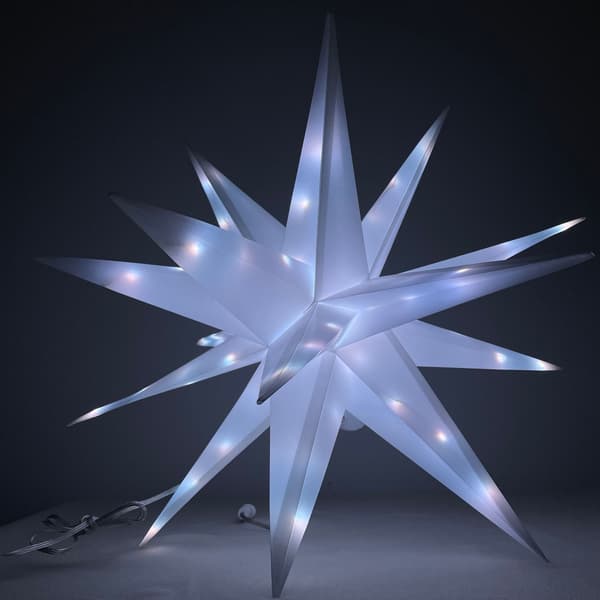 25cm LED RGB Lyslenke Eksploderende Stjerne Dekorasjon Bluetooth, ZQKLA