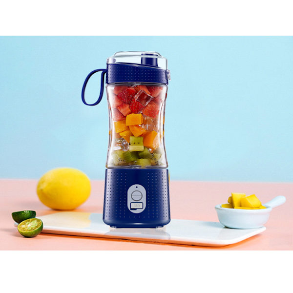 (Blå) BPA-fri Bærbar Mini Blender, Personlig Blender til S, ZQKLA