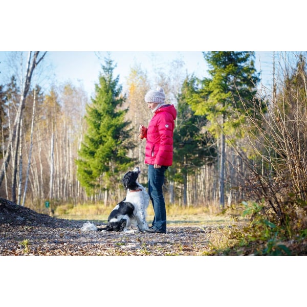 Hållbar Naturlig Gummiboll på Rep: Perfekt för Hundträning, ZQKLA