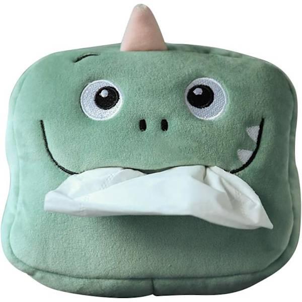 （Dinosaurukset）Auton paperipyyhekotelo, pehmokangas, ZQKLA