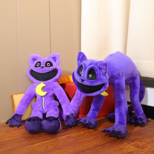 Ny Smiling Critters Plysjleke, Morsom Smiling Critters Pute, Smiling Critters Plysj Catnap Plysj Orange