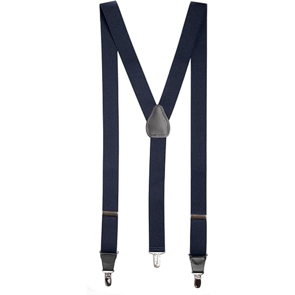 Suspenders for menn Y-Back Lær Crosspatch Klips på smoking s, ZQKLA