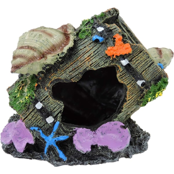 Fish Tank Cave Decor, Aquarium Broken Barrel Cave Decor, Fish Tank