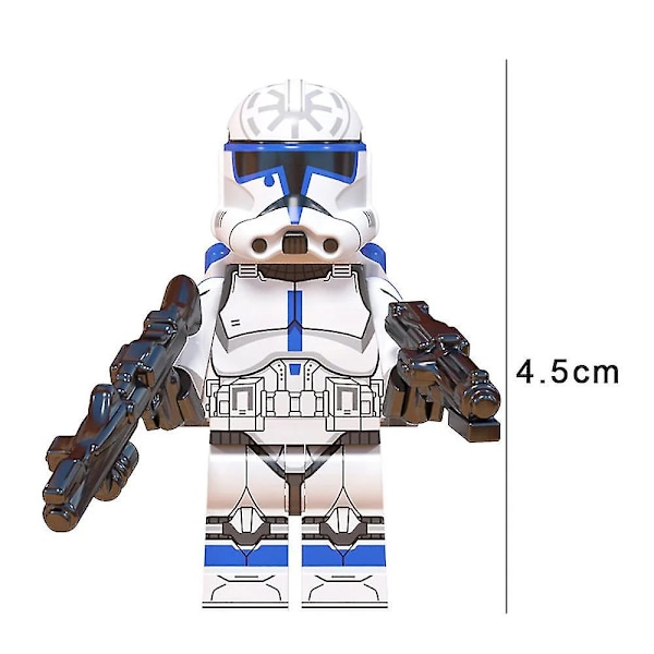 8 st/set Star Wars figurer Minifigur Monterade Mini Byggkloss Leksaker Gåvor