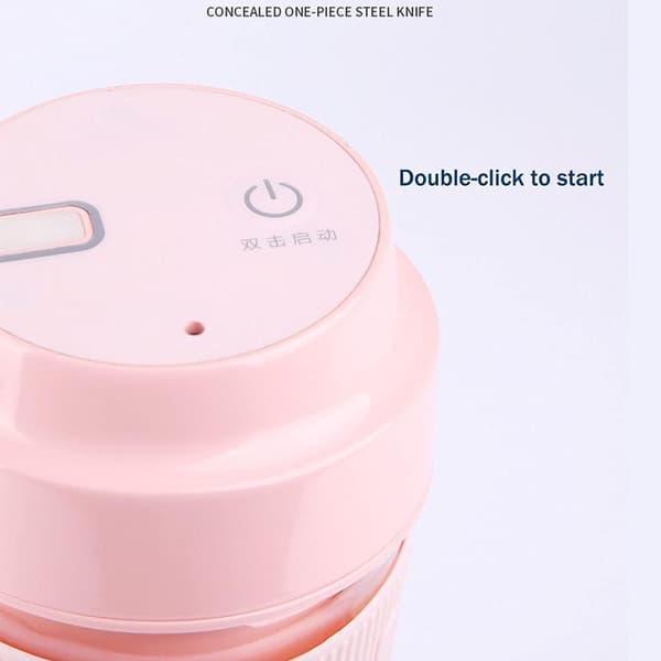 Bærbar Blenderbeholder, USB Elektrisk Juicer Multifunksjonsblender