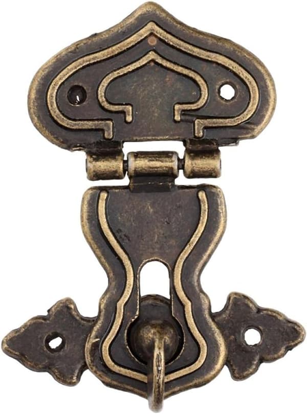 Låsspänne Låda 2-pack Hake Metall Antik Brons 63X,ZQKLA