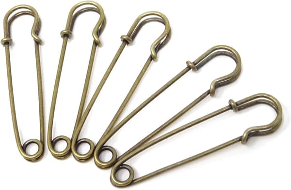 30 STK 5 cm/2 tommer Brocher Kraftige sikkerhedsnåle til tæpper, Swe