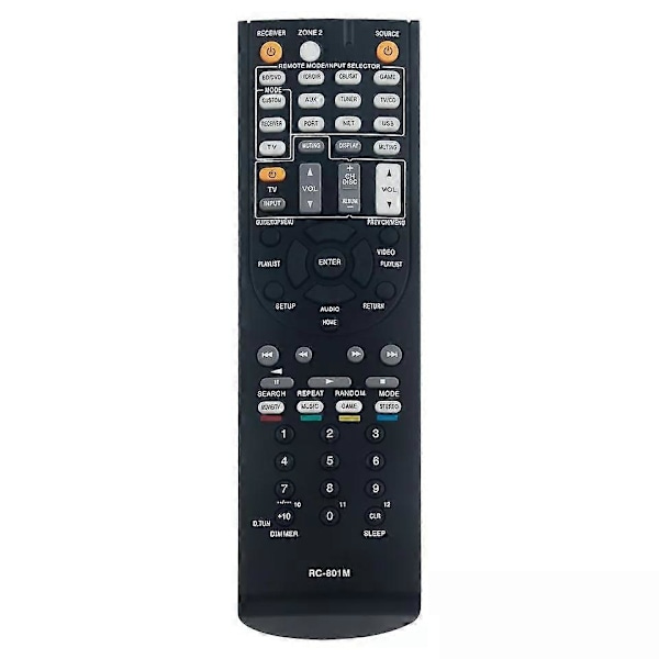 Ny RC-801M Fjernbetjening Til Onkyo Audio Receiver AV HT-RC360 HT-S7400 HT-R690