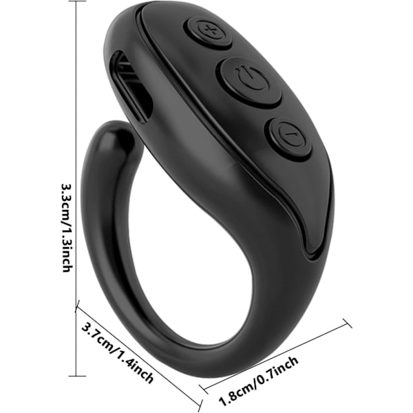 Sormi-sivun kääntäjä - Bluetooth-kaukosäädin - Ladattava, ZQKLA