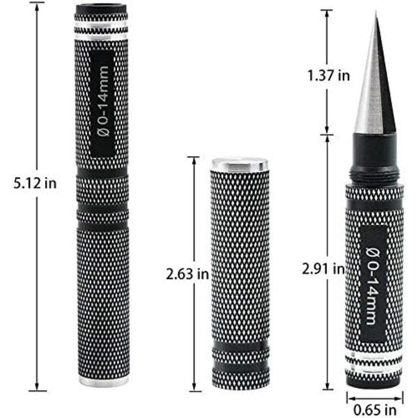 0-14mm Udvidbar Hulåbnings Reamer til RC Modelkrop 2 stk., ZQKLA