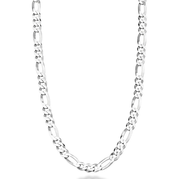 4mm Diamantslipt Figaro Lenkekjede Halskjede for Kvinner Menn, Ma,ZQKLA