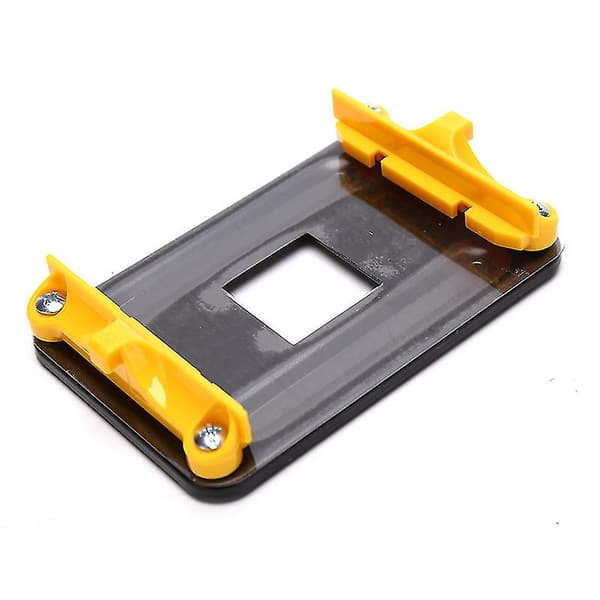 CPU Kylfläns Monteringsfäste Bakre Platta AMD Ryzen Socket AM4 CPU Fläktkylare Black