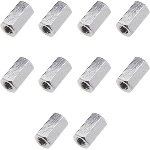 10 st Hex-studsats M5x8x10mm Rak förlängning Th,ZQKLA