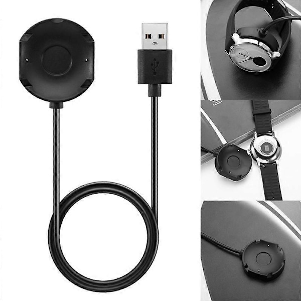 1m USB Laddare Dockningsstation Vagga Kabel för Nokia Steel HR 36mm 40mm Klocka