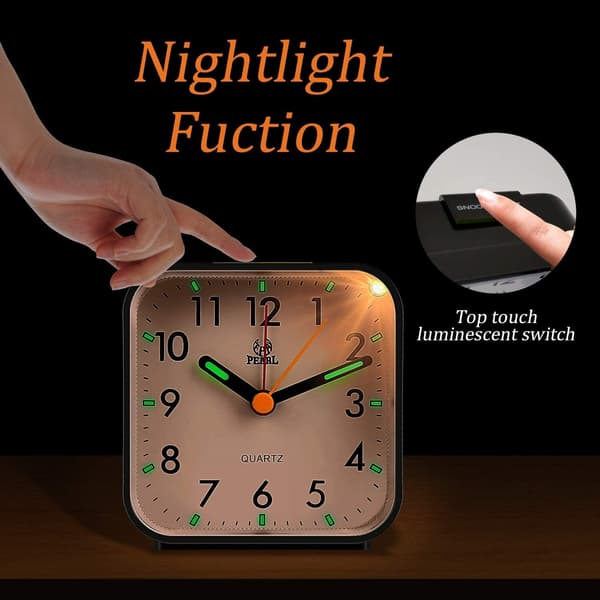 Väckarklocka, 3D Digital Quartz Analog Väckarklockor, ZQKLA