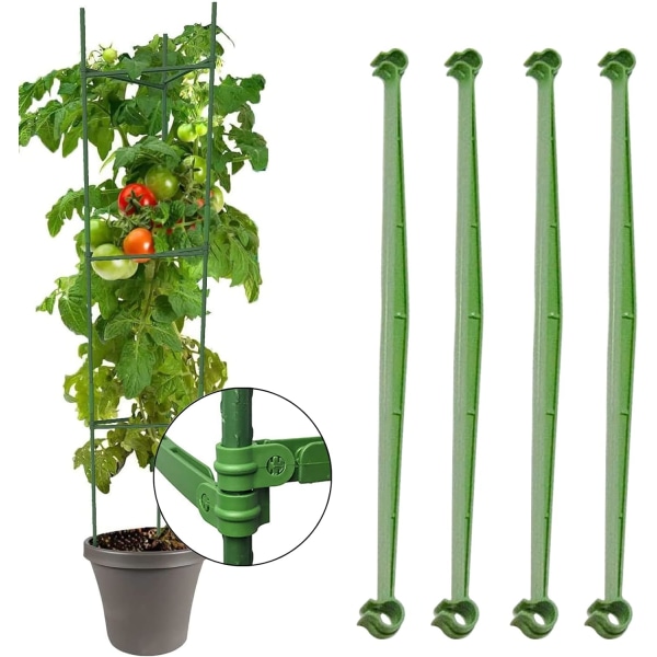 24-pak Tomat Agurk Støttepinde, Plantestøtter, 30 cm Have, ZQKLA