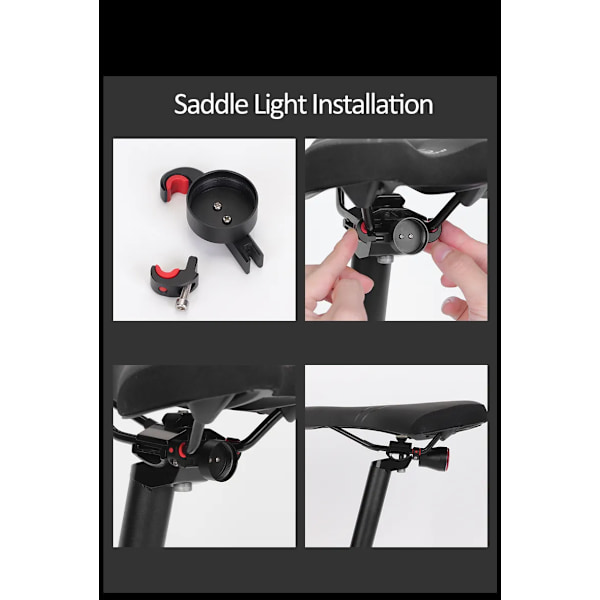 1 Sett WR25 100lm intelligent bremsesensor baklys Vei b,ZQKLA