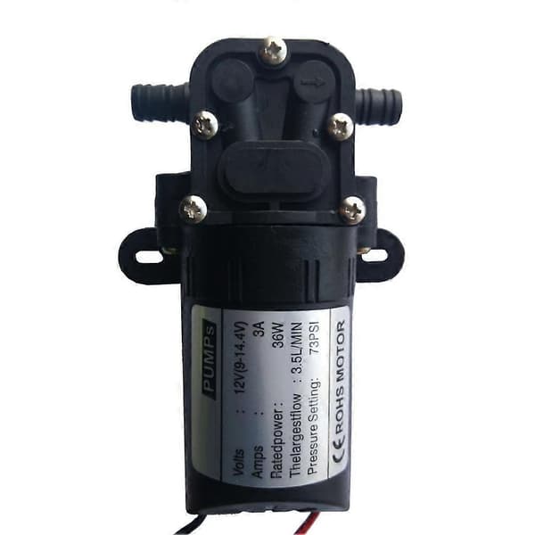 12V 36W DC Elektrisk Mini Högtrycks Membranpump Vattenspruta för Jordbruk JIKAIX B