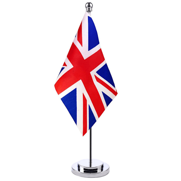 14x21cm pöytä pieni kansallinen lippu kokoushuone kokoushuoneen pöydän lipputanko Britannian lippu