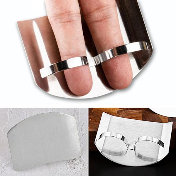Fingerskydd för skärning, Chop Guard för fingrar, Rostfritt stål