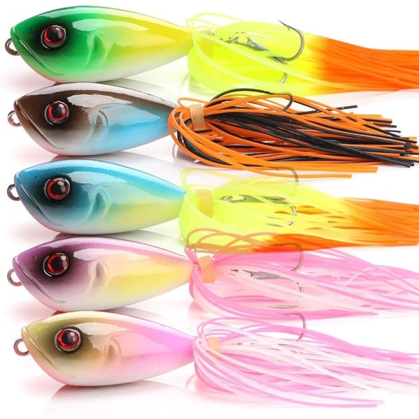 Silikonskjørt Fiske Lokkemidler 10cm 11g Gjedde Wobblere for Fisk, ZQKLA
