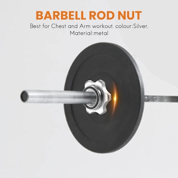 2-pack 25 mm Roterande Hantelklämma Skruvklämma Hantel Lif, ZQKLA