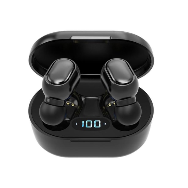 Svart，Trådlösa Bluetooth hörlurar 5.0 Wireless Sport Earph,ZQKLA