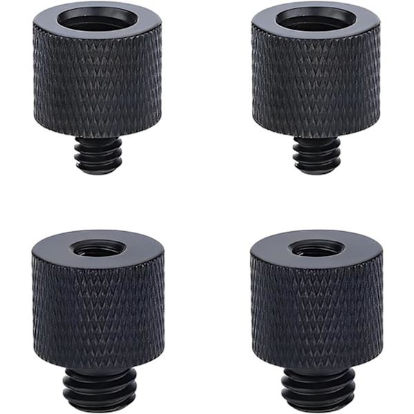 4 kpl Kamerakiinnitysruuviadapteria 1/4\" Uros - 3/8\" Naaras ja 3, ZQKLA