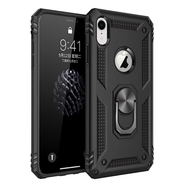Bofink Combat iPhone Xr -kuori - Musta Musta, su