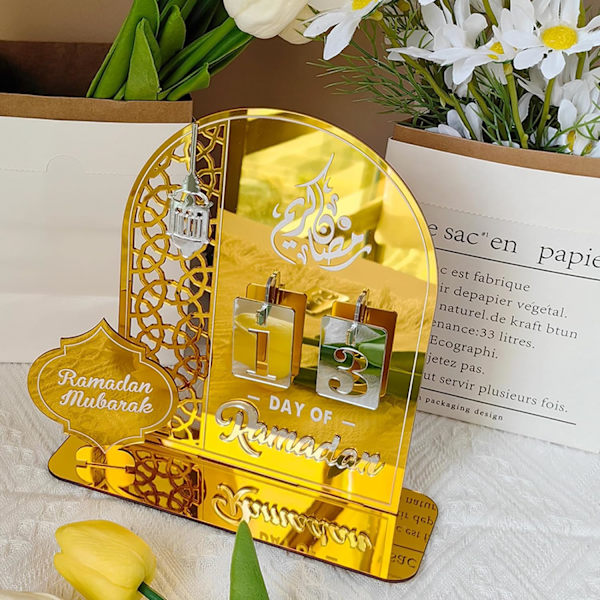 Ramadanin Adventi-kalenteri, Akryylilaskettava Kalenteri Koristeet