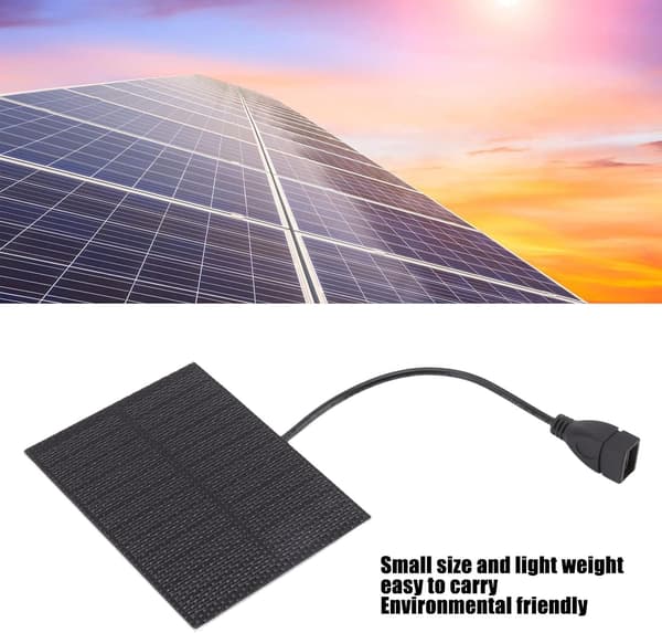 Lite solcellepanel 5V solcellepanel 5W Mini lettvekt, M,ZQKLA