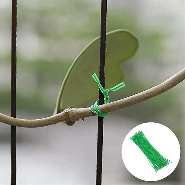 100-pack Trädgård Twist Ties - För att binda vinstockar, buskar, blommor - G
