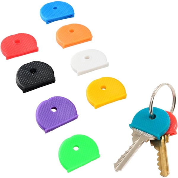 32-pack 1\" Nyckelkapslar i 8 Blandade Färger för Standard Platt H, ZQKLA