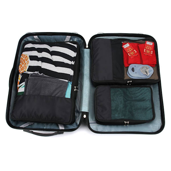 （Sort) Basics Sæt med 3 Bagage Opbevaringsposer, ZQKLA
