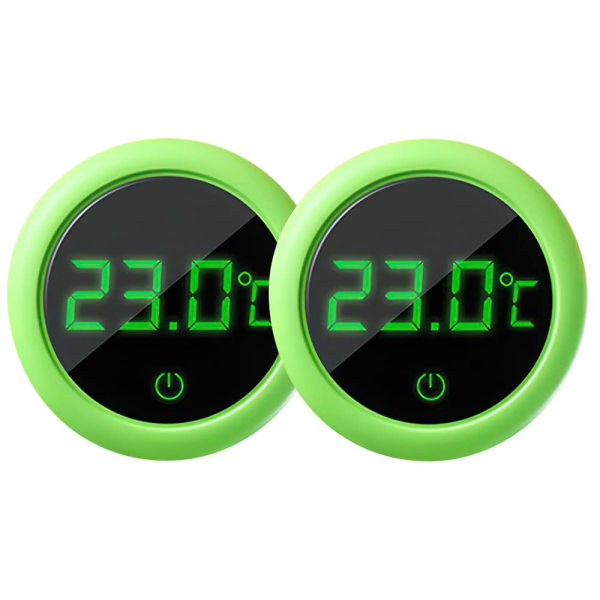 Akvarium Termometer, 2 stk Elektronisk LCD Digital Termometer, ZQKLA