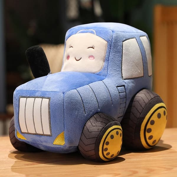 Plush Traktor Legetøj Blød Pude Bil Super Sød Bil Plys